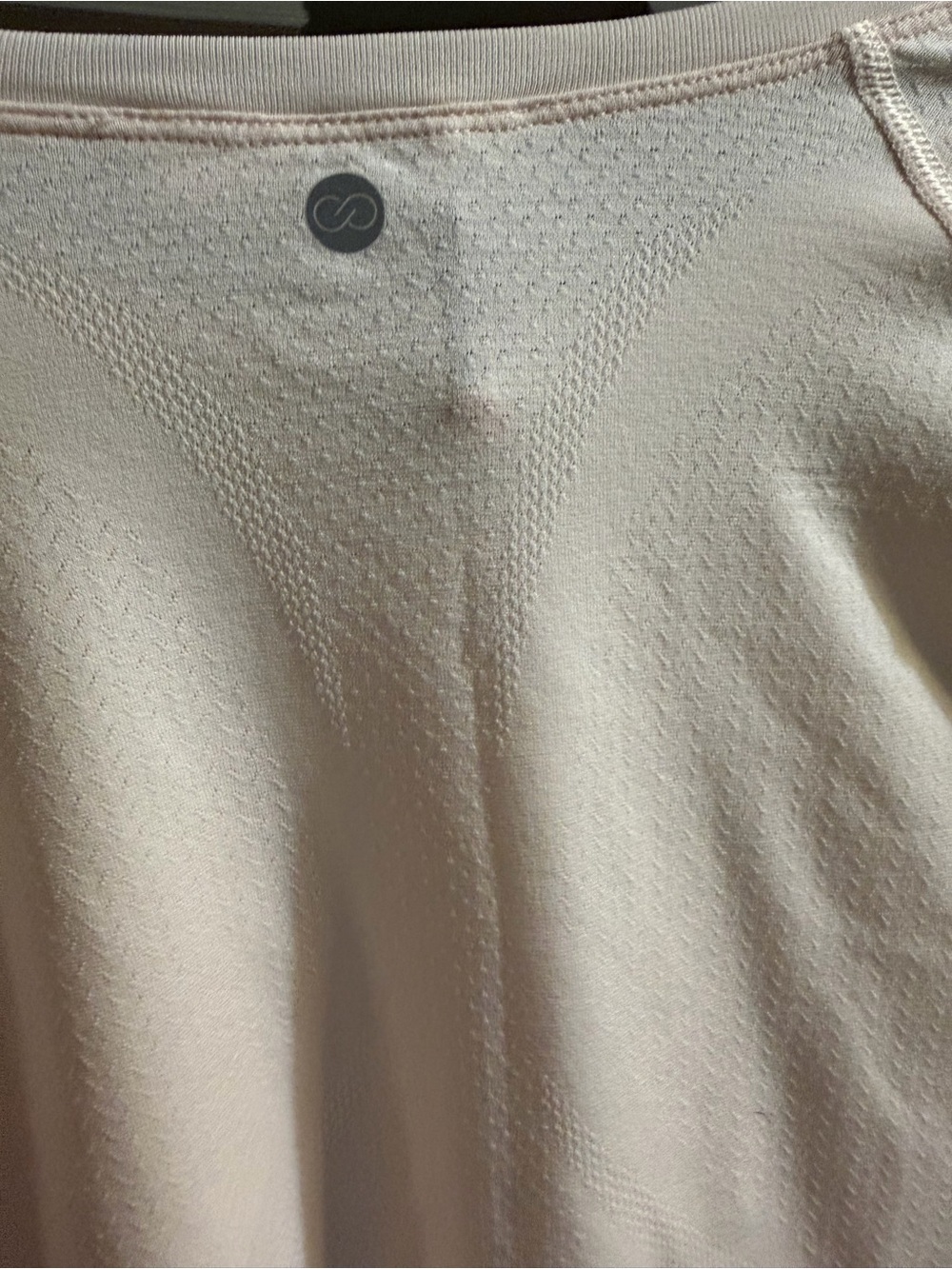 CALIA by Carrie Underwood Blush Pink Long Sleeve Crewneck Top - Picture 7 of 9